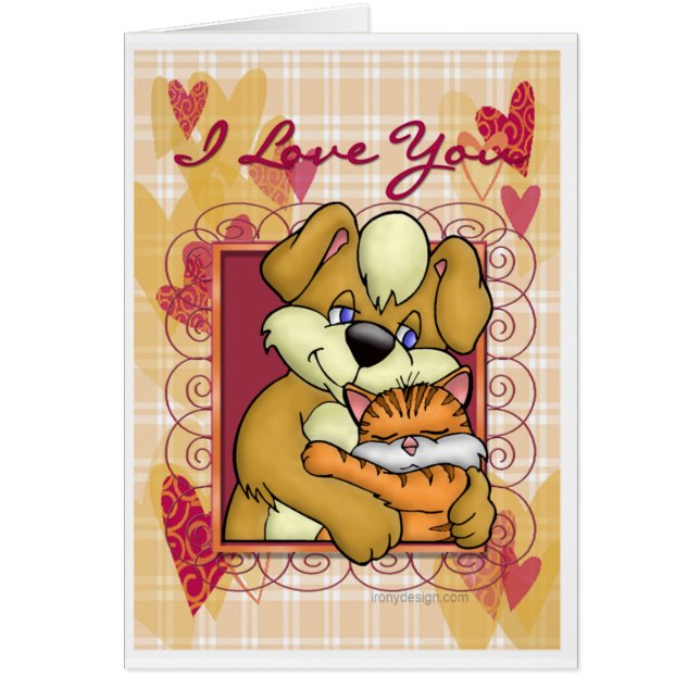 Katze N Hundekarte (Vorne)