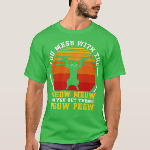 Katze nicht mehr mit der Meow Meow Cat Shooting Gu T-Shirt