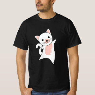 Katze Niedlich Kitten Weiße Katzen Niedliche Tiere T-Shirt