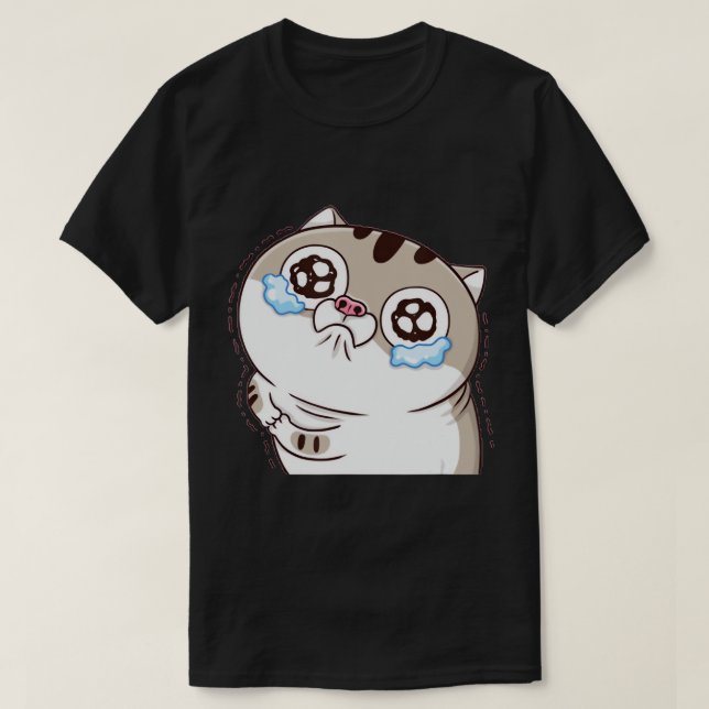 Katze, Niedliche Katze, Fettkatze, Niedliche Katze T-Shirt (Design vorne)