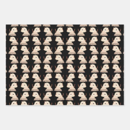 Katze - Niedliche Yoga-Katze Geschenkpapier Set