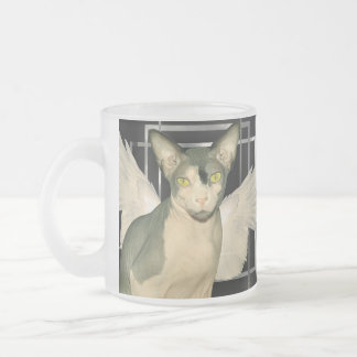 Katze Ninja Engel der Tassen-| Sphynx Mattglastasse