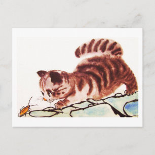 Katze Nr.32 * Katzen-Postkarten * Cat-Art-Postcard Postkarte