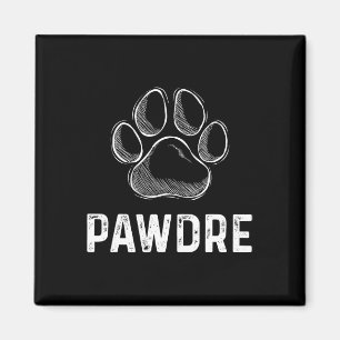 Katze oder Hund Vater Vathers Day Mens Pawdre Gesc Magnet