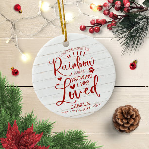 Katze oder Hundekatze Liebliches Memorial Keepake  Keramik Ornament