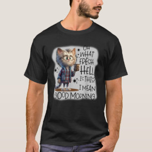 Katze Oh, was für eine frische Hölle ist das, was  T-Shirt