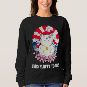 Katze ohne Flausch für Katzenmama Kätzchen Katzenp Sweatshirt