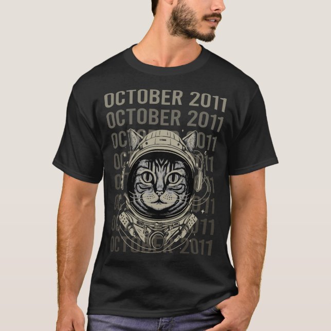 Katze - Oktober 2011 T-Shirt (Vorderseite)