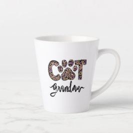 Katze Oma Leopard, Katze Oma Sublimierung Milchtasse
