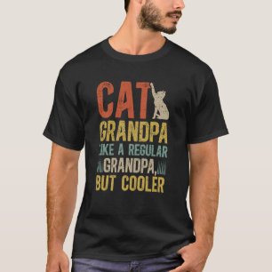Katze Opa Definition Katze Großvater Katzenliebhab T-Shirt