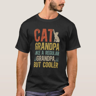 Katze Opa Definition Katze Großvater Katzenliebhab T-Shirt