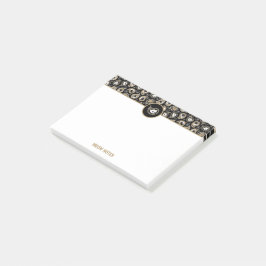 Katze Paisley Post-it Klebezettel