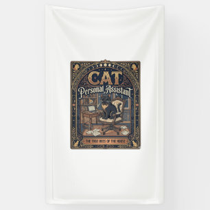 Katze Persönlicher Assistent Katze Lustig Besitzer Banner