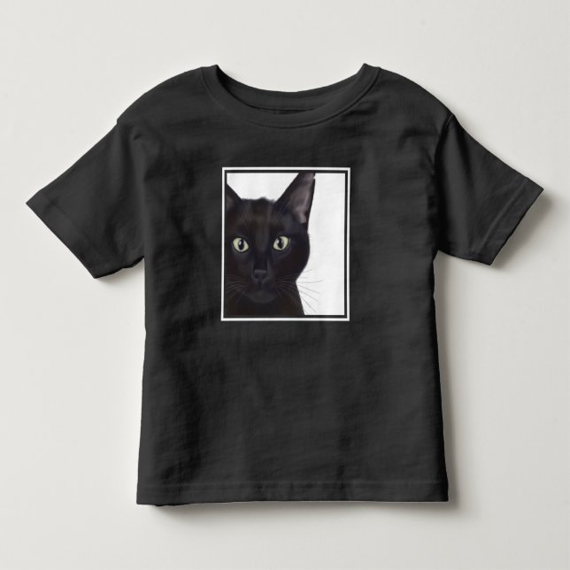 Katze, Portrait von Gus Kleinkind T-shirt (Vorderseite)