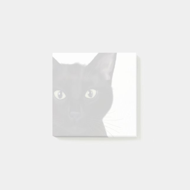 Katze, Portrait von Gus Post-it Klebezettel (Vorderseite)