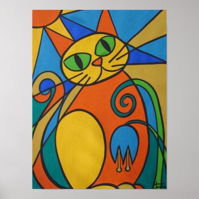 Katze Poster (Vorne)