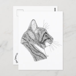 Katze Postkarte