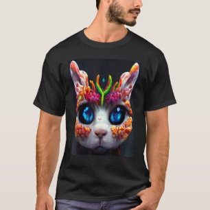 Katze Punk Cyborg Männer Frauen Jungen Mädchen 1 T-Shirt