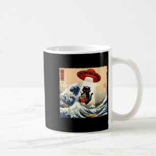 Katze Ramen Japanisch Lustig Grafik Ufo Kawaii Kat Kaffeetasse