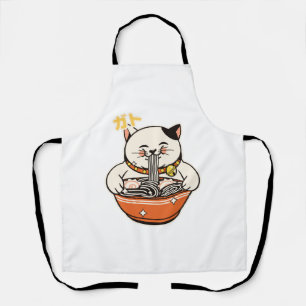 Katze Ramen Kawaii Design Schürze