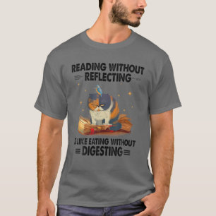 Katze, Reading ohne Reflektion, Grumpy, Buch T-Shirt