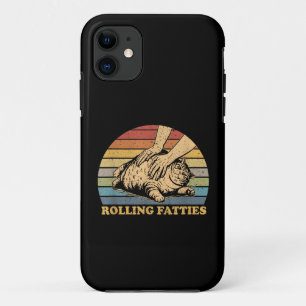 Katze rollt Fatties Lustig Case-Mate iPhone Hülle