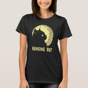 Katze rumhängen Hobby Kätzchen Zeitvertreib Katz T-Shirt