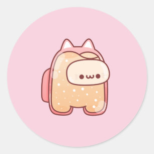 Katze Runder Aufkleber