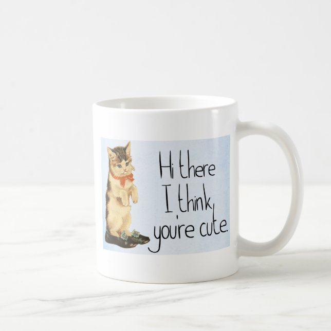 Katze sagt kaffeetasse (Rechts)