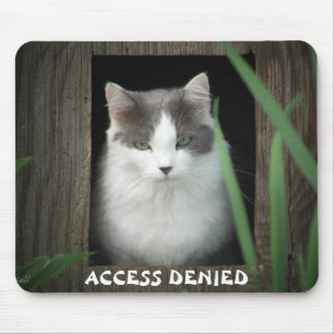 Katze sagt Zugriff verweigert Mousepad