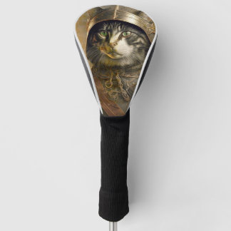 Katze Samurai. Golf Headcover