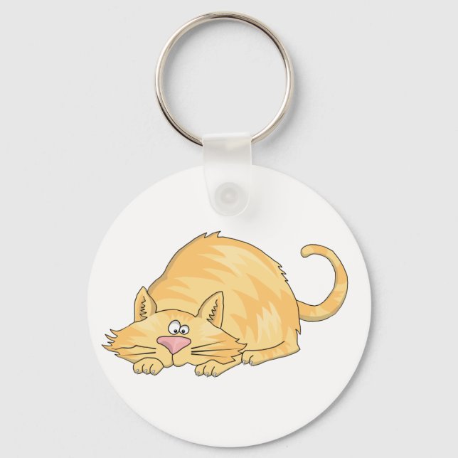 Katze Schlüsselanhänger (Vorderseite)