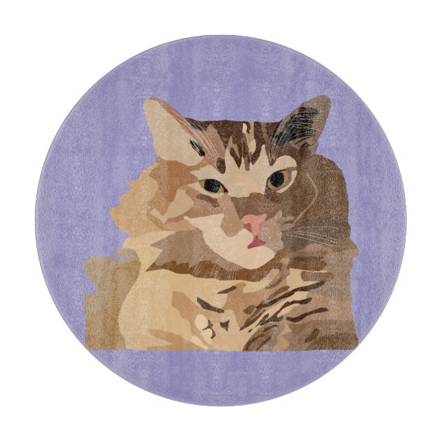Katze Schneidebrett (Vorderseite)