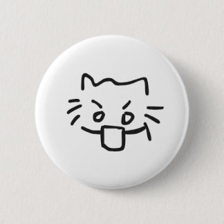 Katze schockiert button