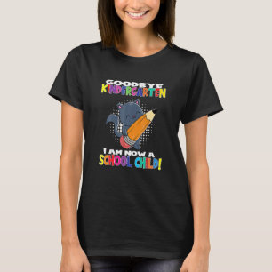 Katze Schüler Auf Wiedersehen Kindergarten Ich Bin T-Shirt
