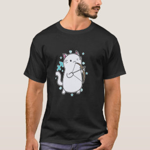 Katze Schütze Sternzeichen T-Shirt