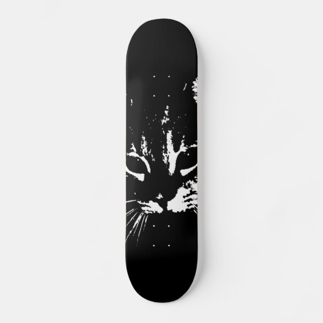 Katze Skateboard (Vorderseite)