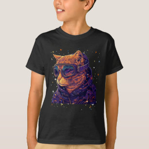 Katze Ski Snowboard Brille Lustige Skifahren Snowb T-Shirt