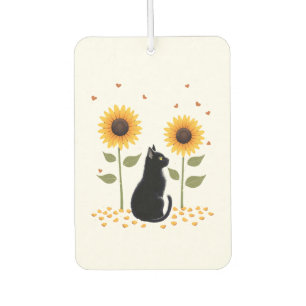 Katze Sonnenblume Weihnachtsbaum Sonnenblume Katze Autolufterfrischer