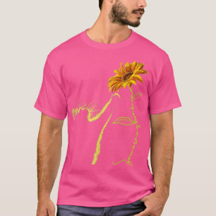 Katze Sonnenblumen Geschenke für Katzen Liebhaber, T-Shirt