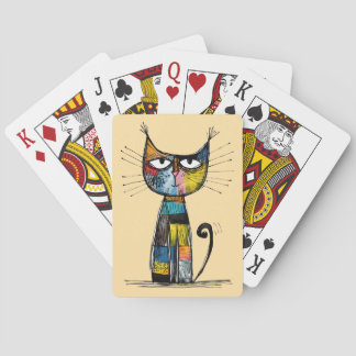 Katze Spielkarten