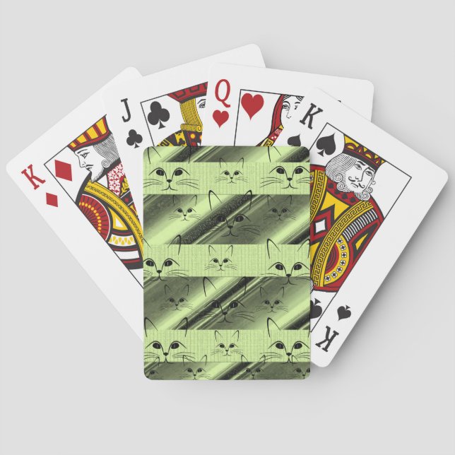 Katze Spielkarten-Deck Spielkarten (Rückseite)