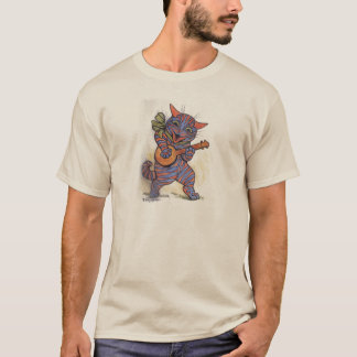 Katze spielt das Banjo T-Shirt
