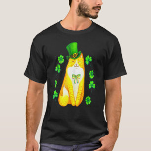Katze St. Patrick's Day Grün Saint Patty Frauen Ju T-Shirt