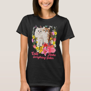 Katze Statement Kätzchen Kitty Katzenbesitzer Männ T-Shirt