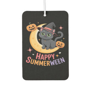 Katze Süß Halloween Ästhetik Essential T-Shirt Autolufterfrischer
