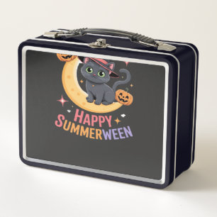 Katze süße Halloween-Ästhetik Essential T-Shirt Metall Brotdose