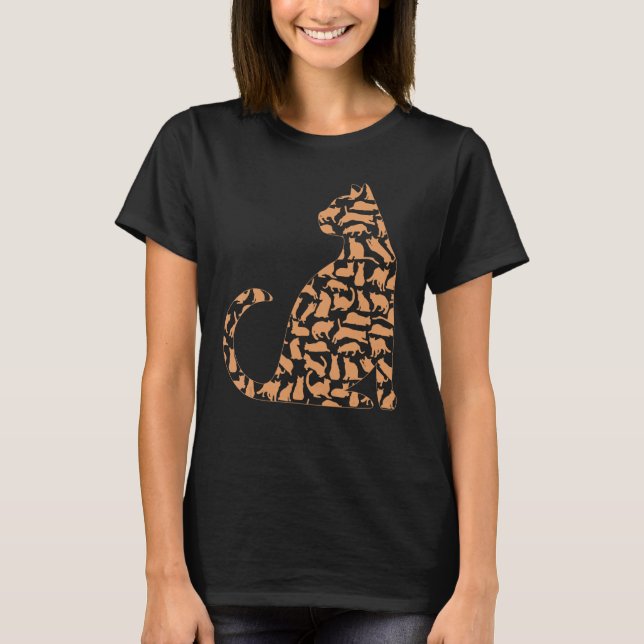 Katze Süße Kätzchen Katze 3 T-Shirt (Vorderseite)