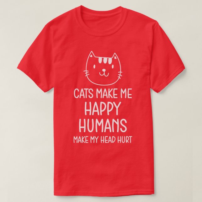 Katze T-Shirt (Design vorne)