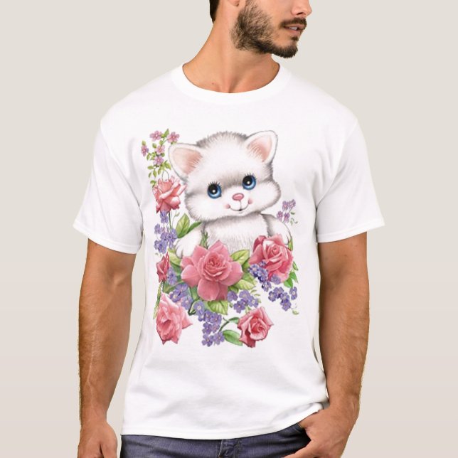 Katze T-Shirt (Vorderseite)